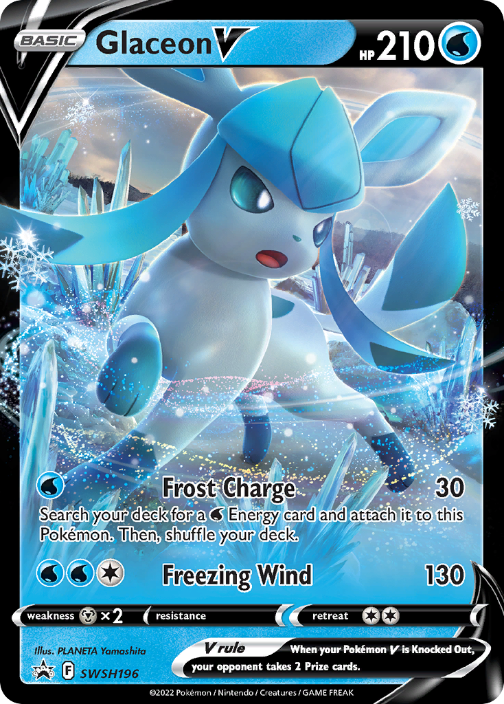 Glaceon V Pokémon card