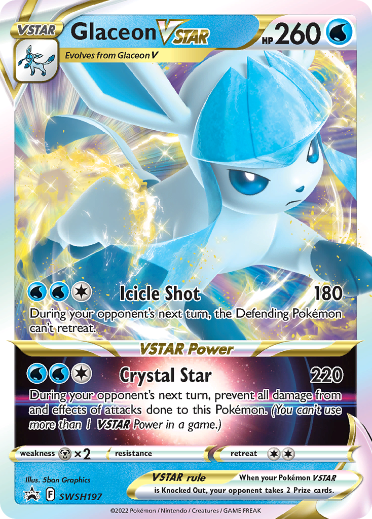 Glaceon VSTAR Pokémon card