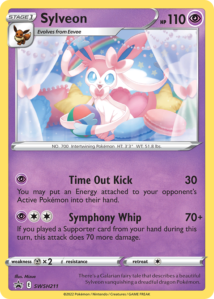 Sylveon Pokémon card