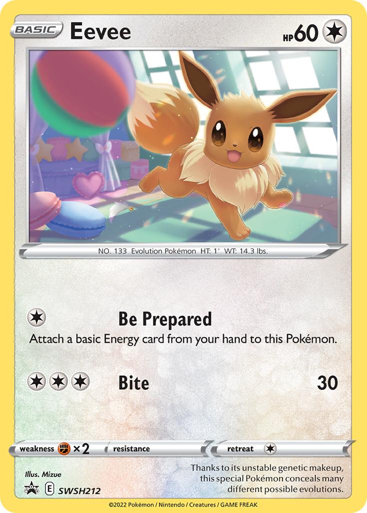 Eevee Pokémon card