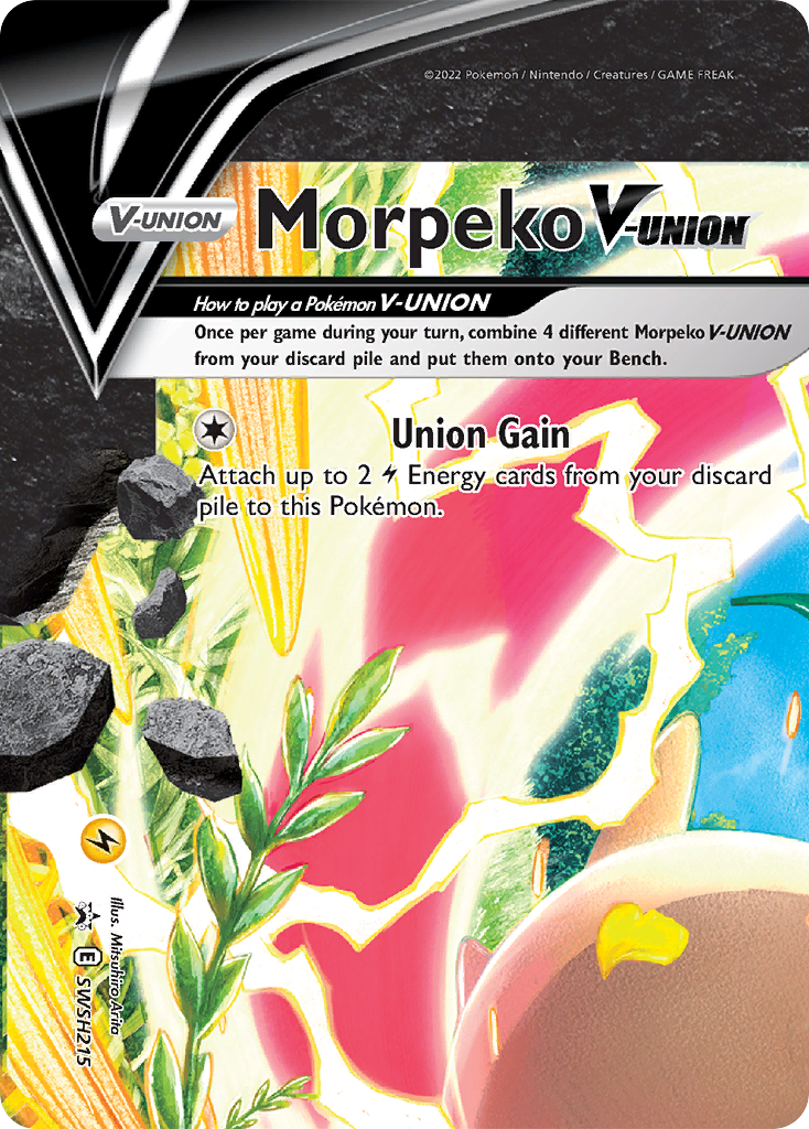 Morpeko V-UNION Pokémon card