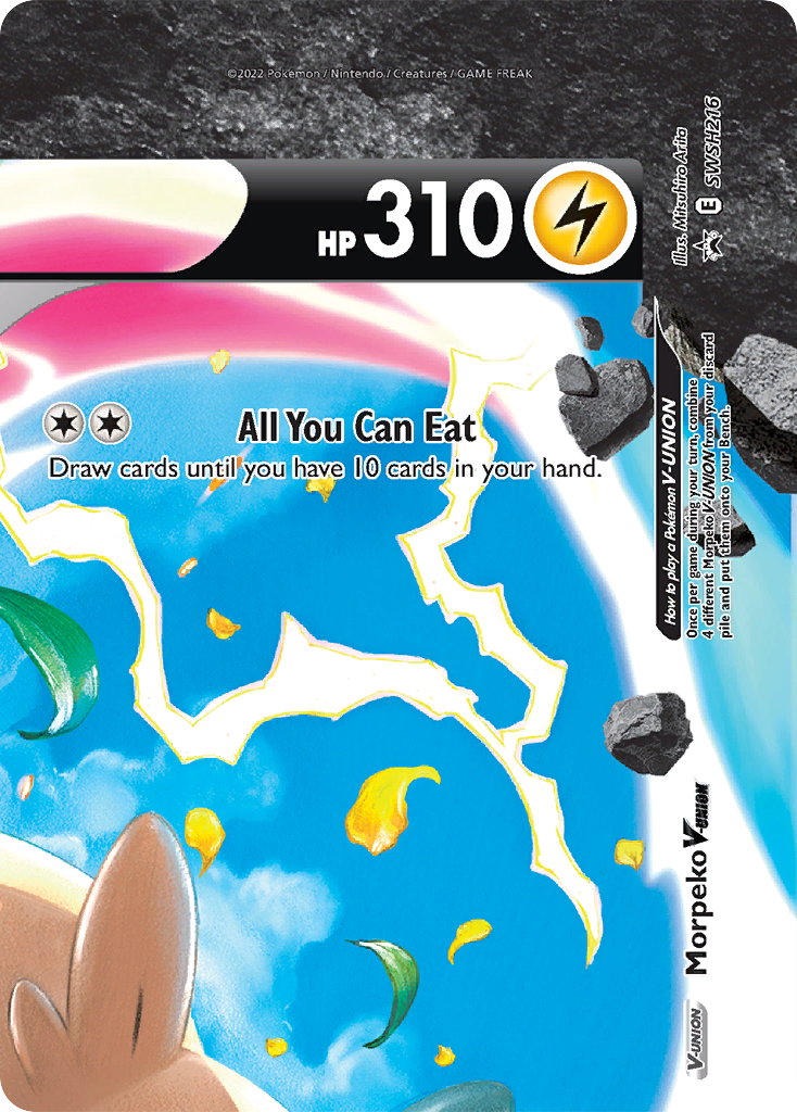 Morpeko V-UNION Pokémon card