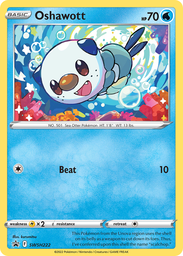 Oshawott Pokémon card