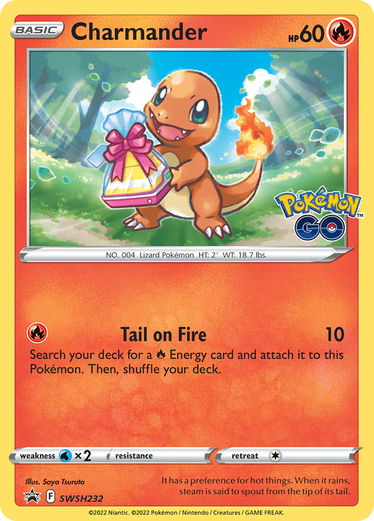 Charmander Pokémon card