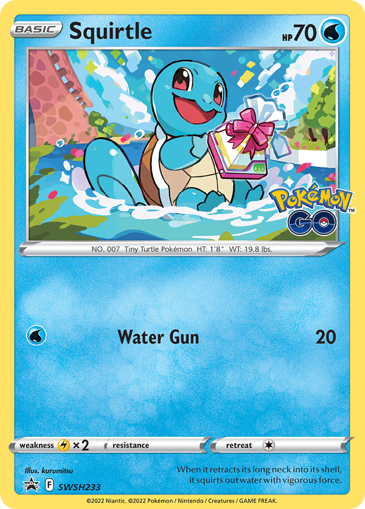 Squirtle Pokémon card