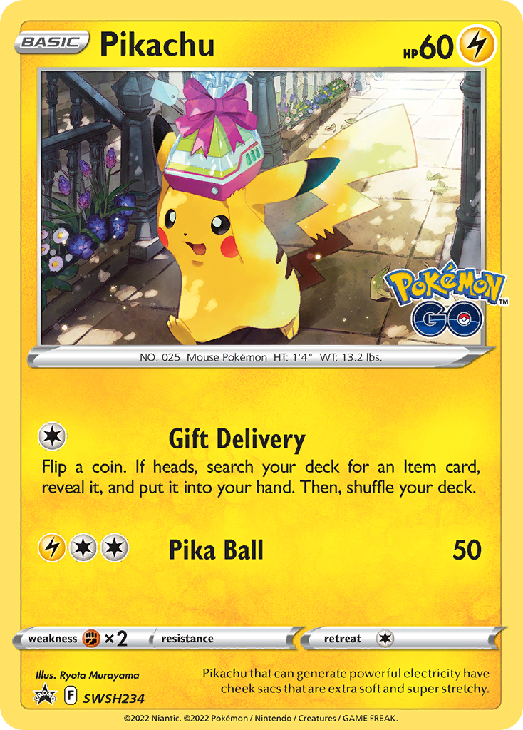 Pikachu Pokémon card
