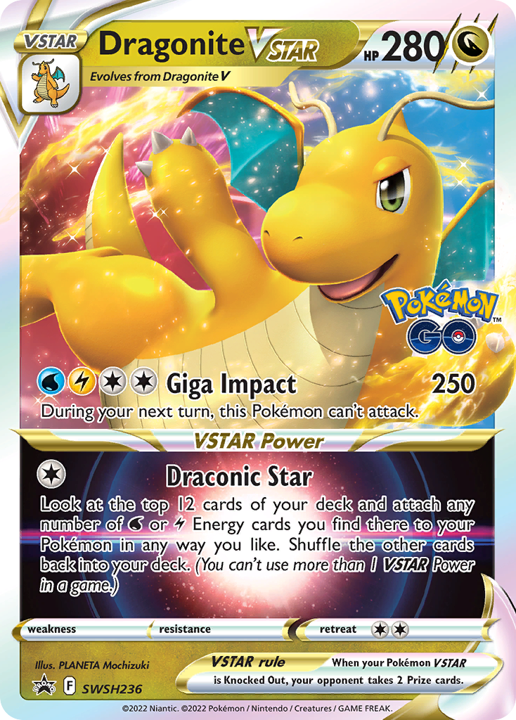 Dragonite VSTAR Pokémon card