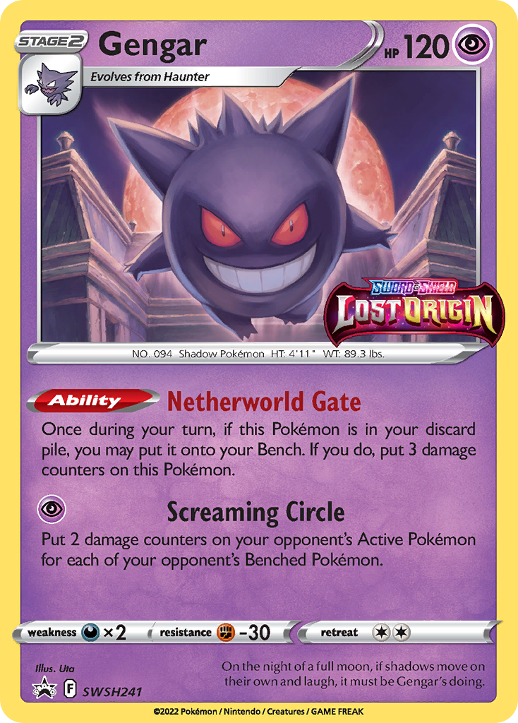 Gengar Pokémon card