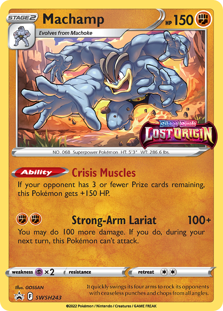 Machamp Pokémon card