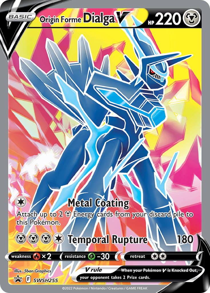 Origin Forme Dialga V Pokémon card