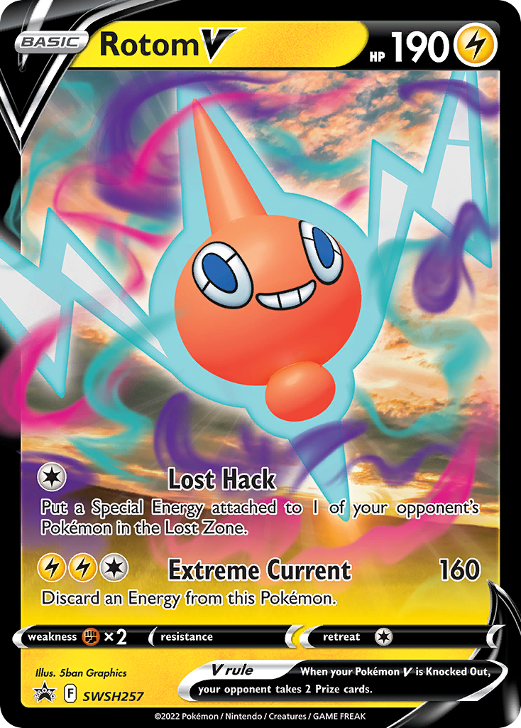Rotom V Pokémon card