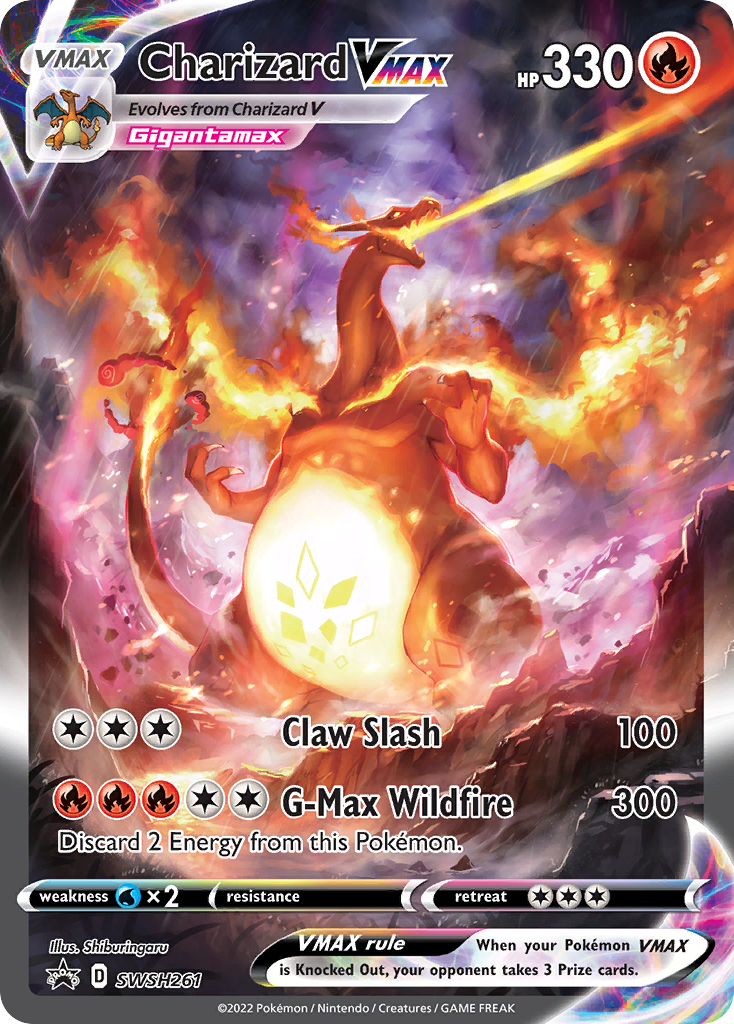 Charizard VMAX Pokémon card