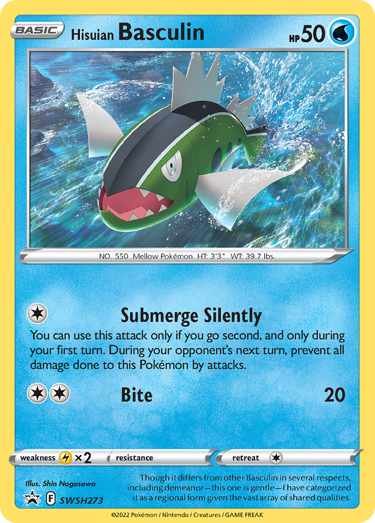 Hisuian Basculin Pokémon card