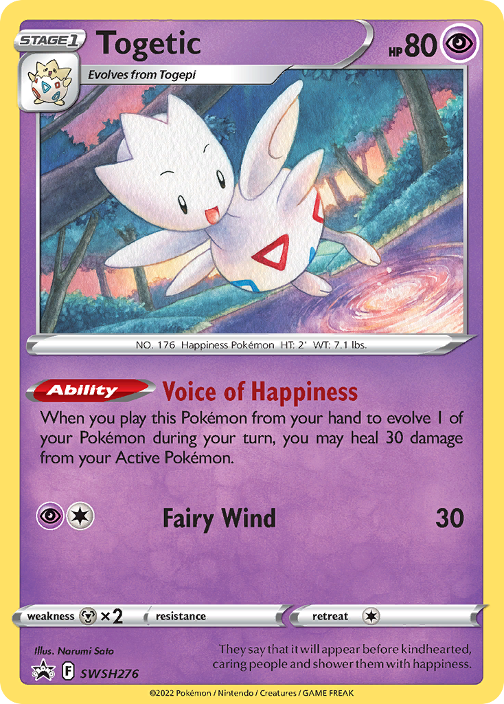 Togetic Pokémon card