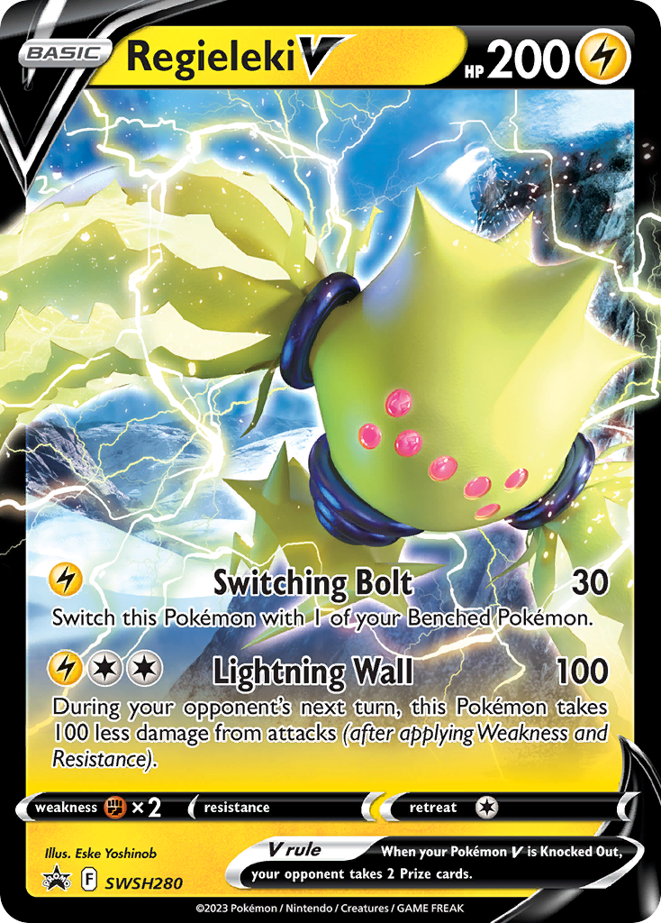Regieleki V Pokémon card
