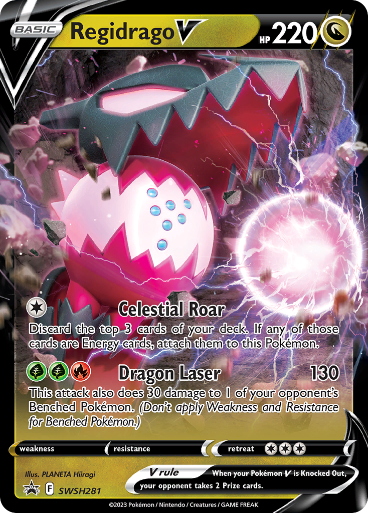 Regidrago V Pokémon card