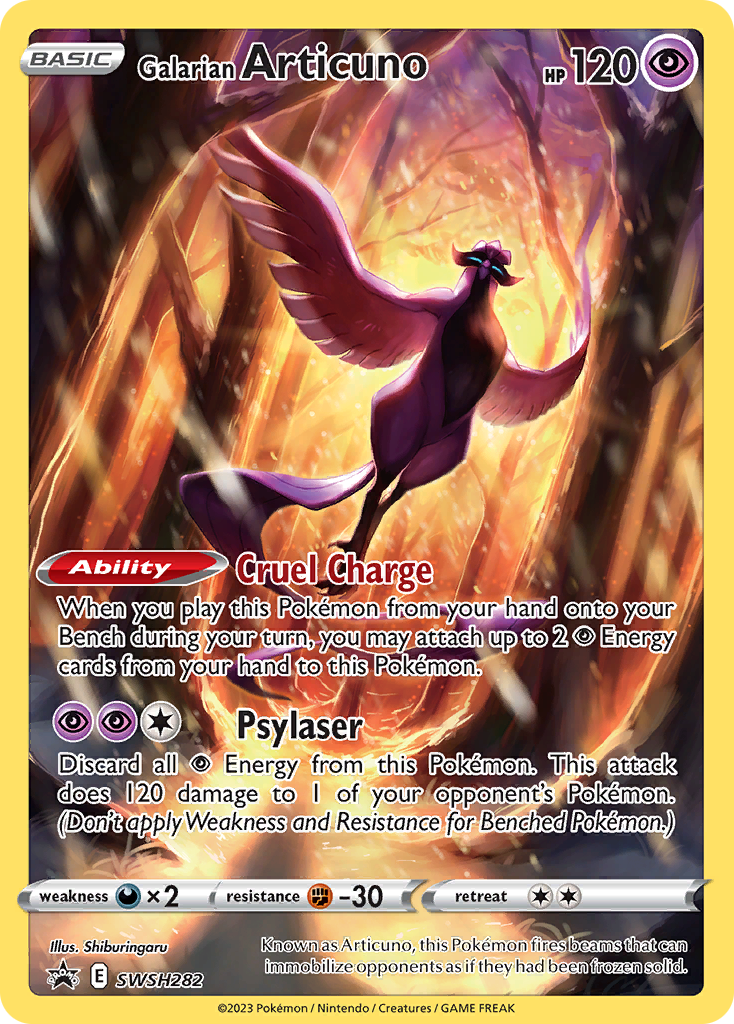 Galarian Articuno Pokémon card