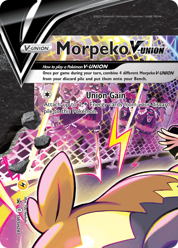 Morpeko V-UNION Pokémon card