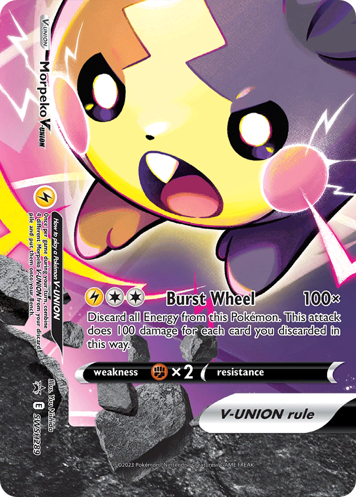Morpeko V-UNION Pokémon card