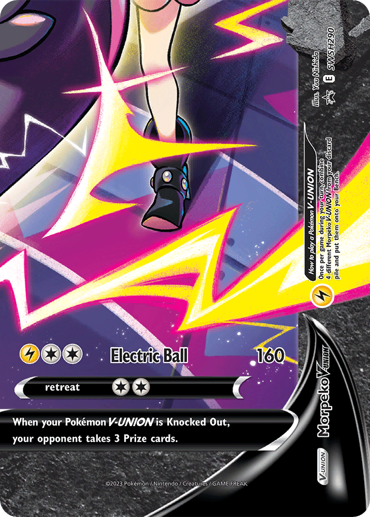 Morpeko V-UNION Pokémon card