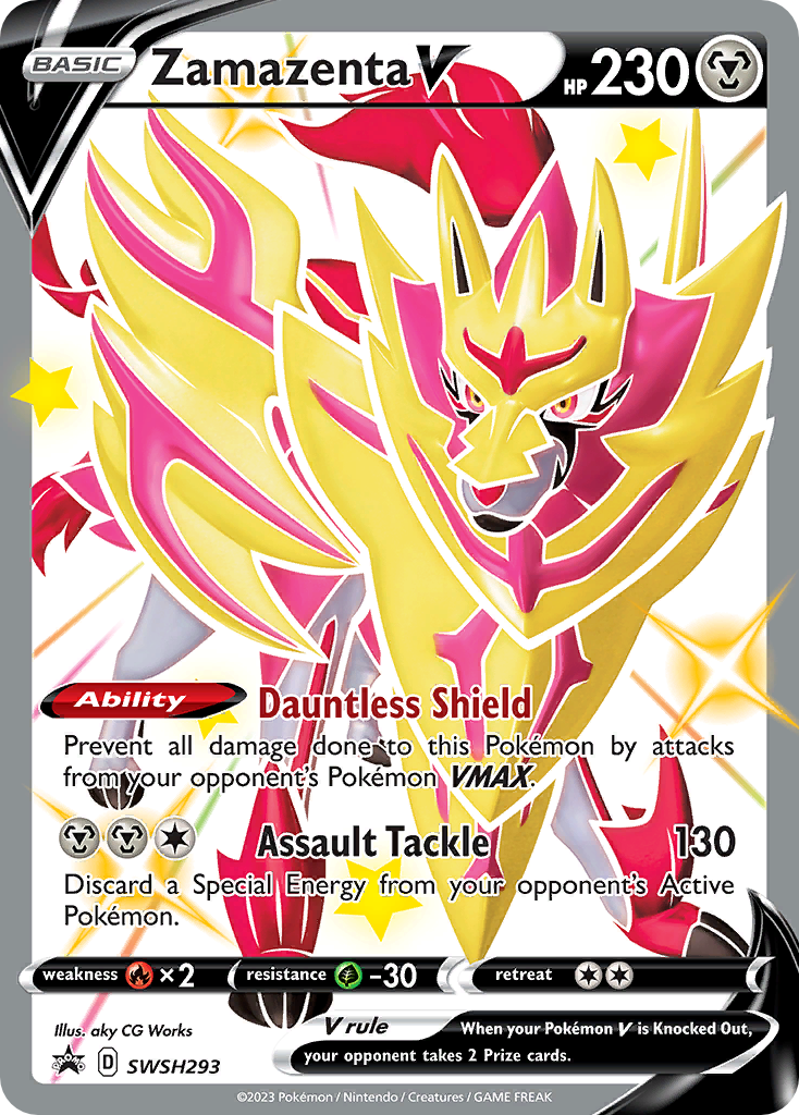 Zamazenta V Pokémon card