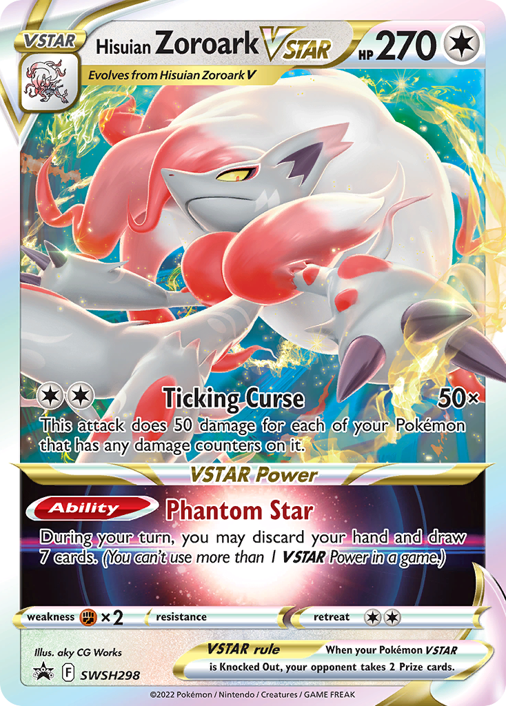 Hisuian Zoroark VSTAR Pokémon card