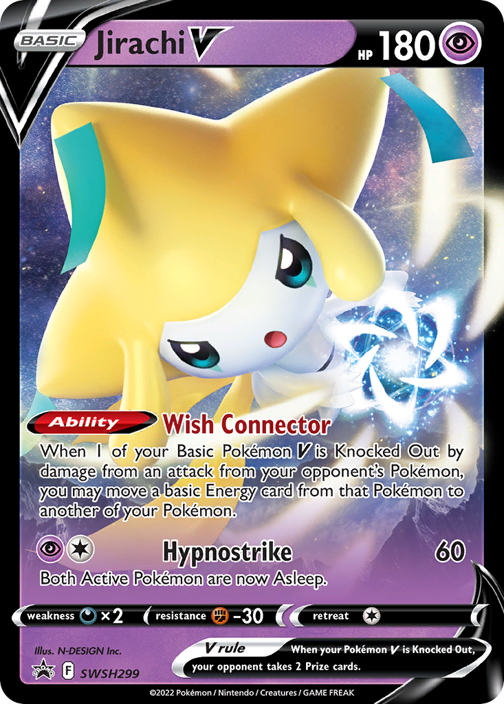 Jirachi V Pokémon card