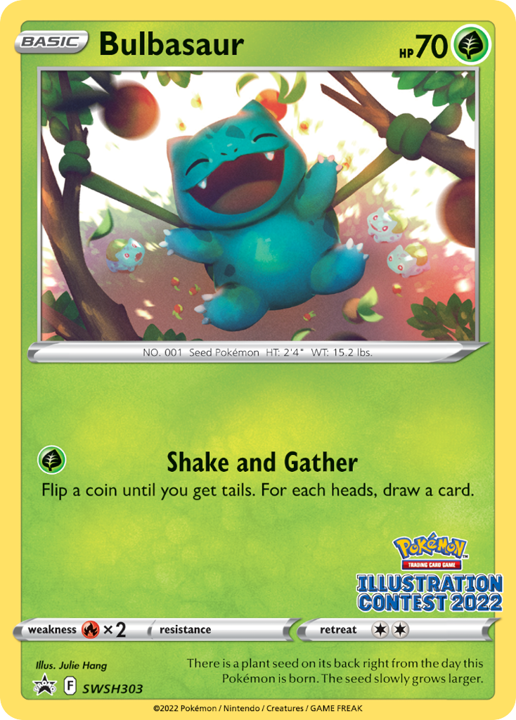 Bulbasaur Pokémon card
