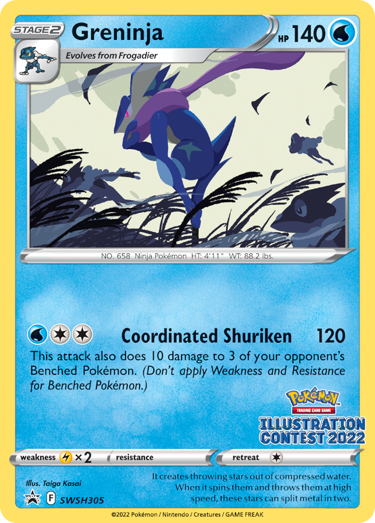 Greninja Pokémon card