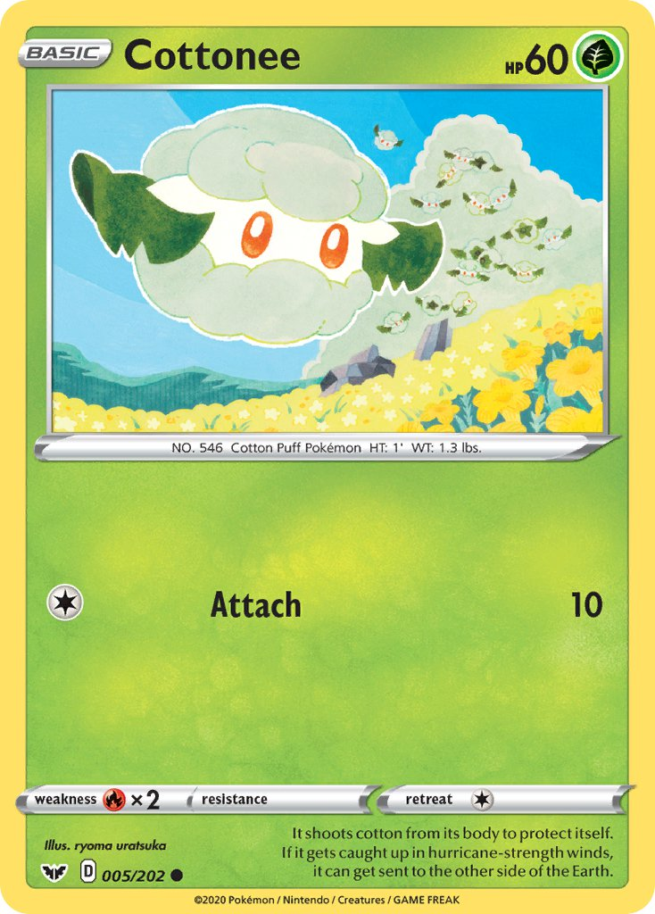 Cottonee Pokémon card