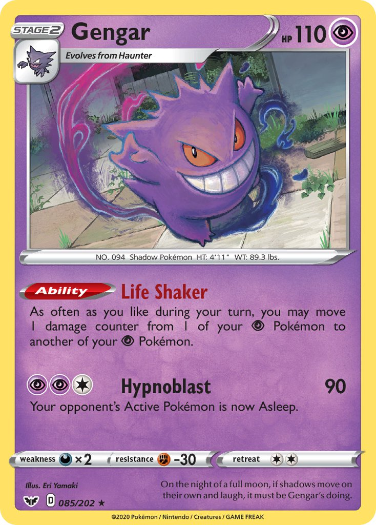 Gengar Pokémon card