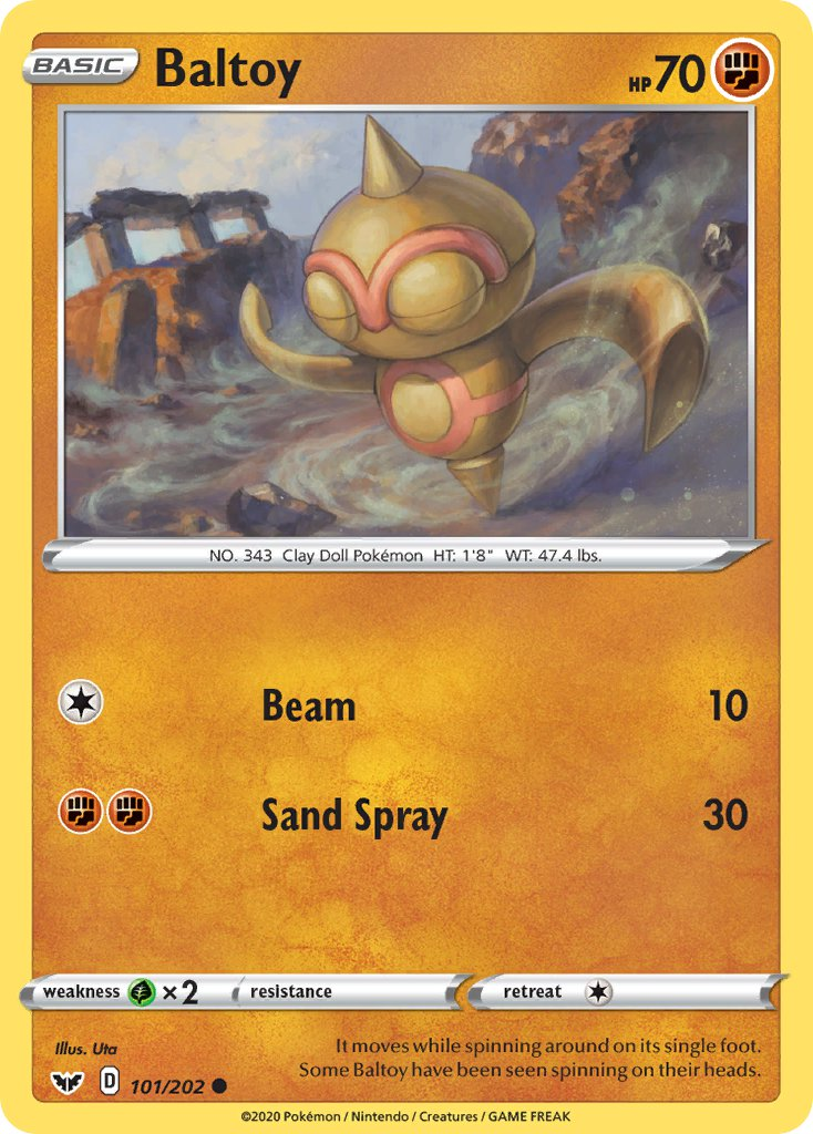 Baltoy Pokémon card