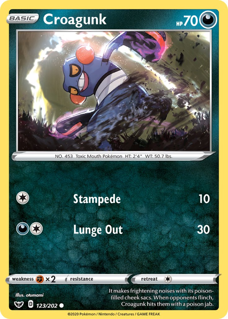 Croagunk Pokémon card