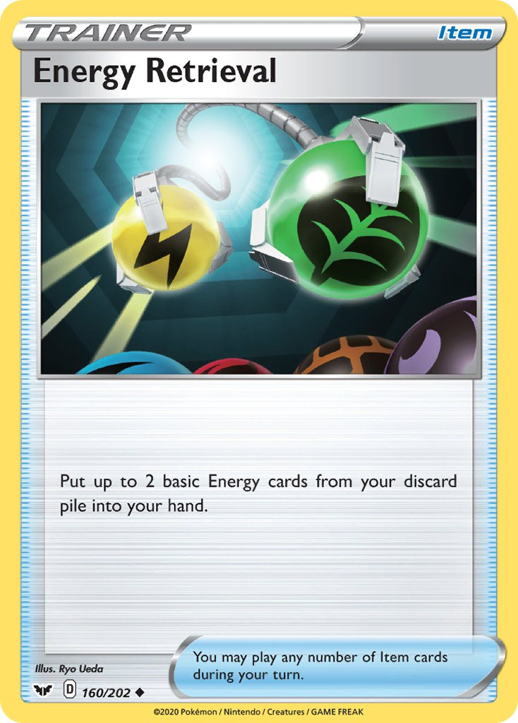 Energy Retrieval Pokémon card