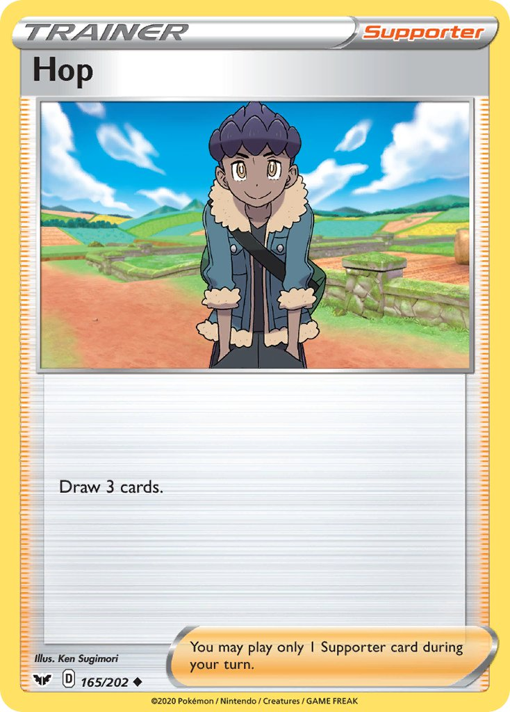 Hop Pokémon card