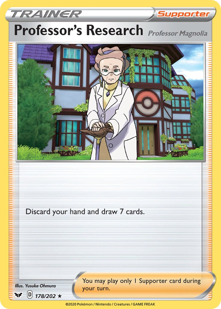 Professor's Research [Professor Magnolia] Pokémon card