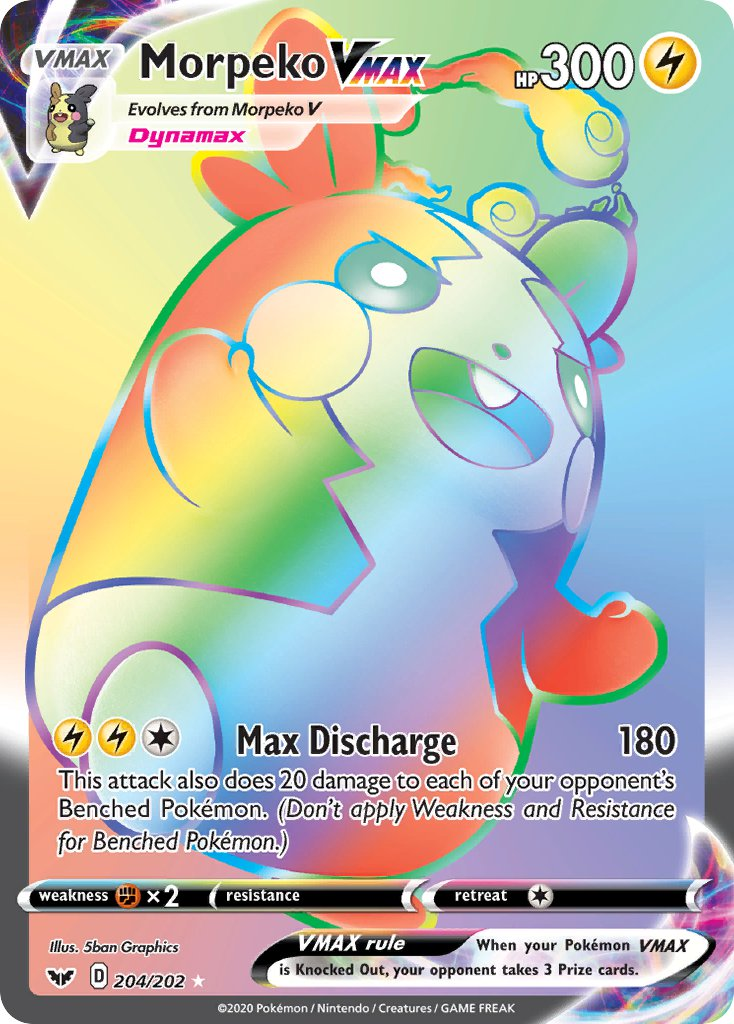 Morpeko VMAX Pokémon card