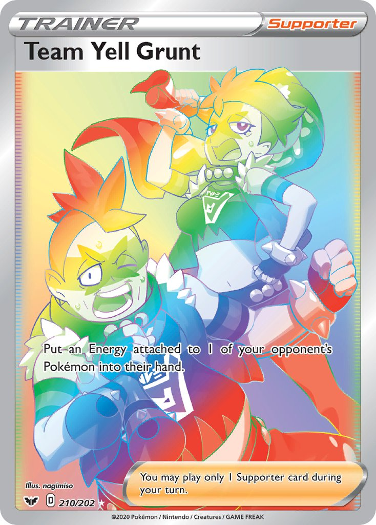 Team Yell Grunt Pokémon card