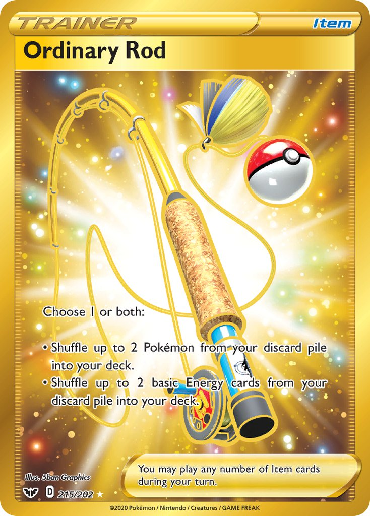 Ordinary Rod Pokémon card