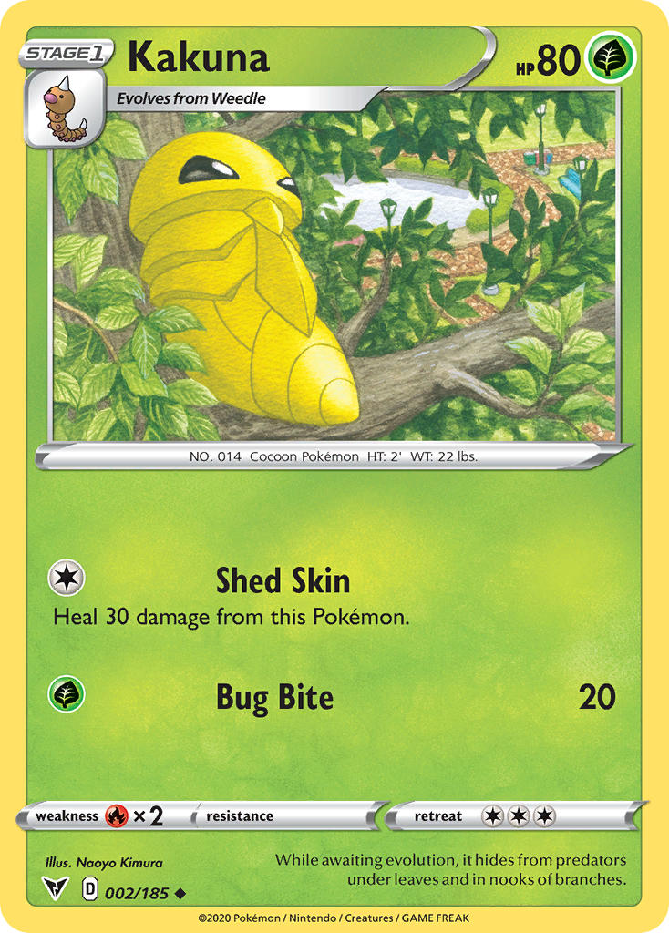 Kakuna Pokémon card