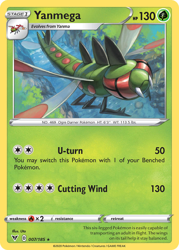 Yanmega Pokémon card