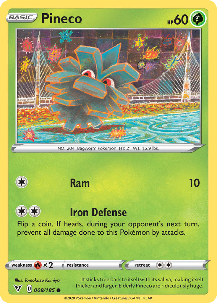 Pineco Pokémon card