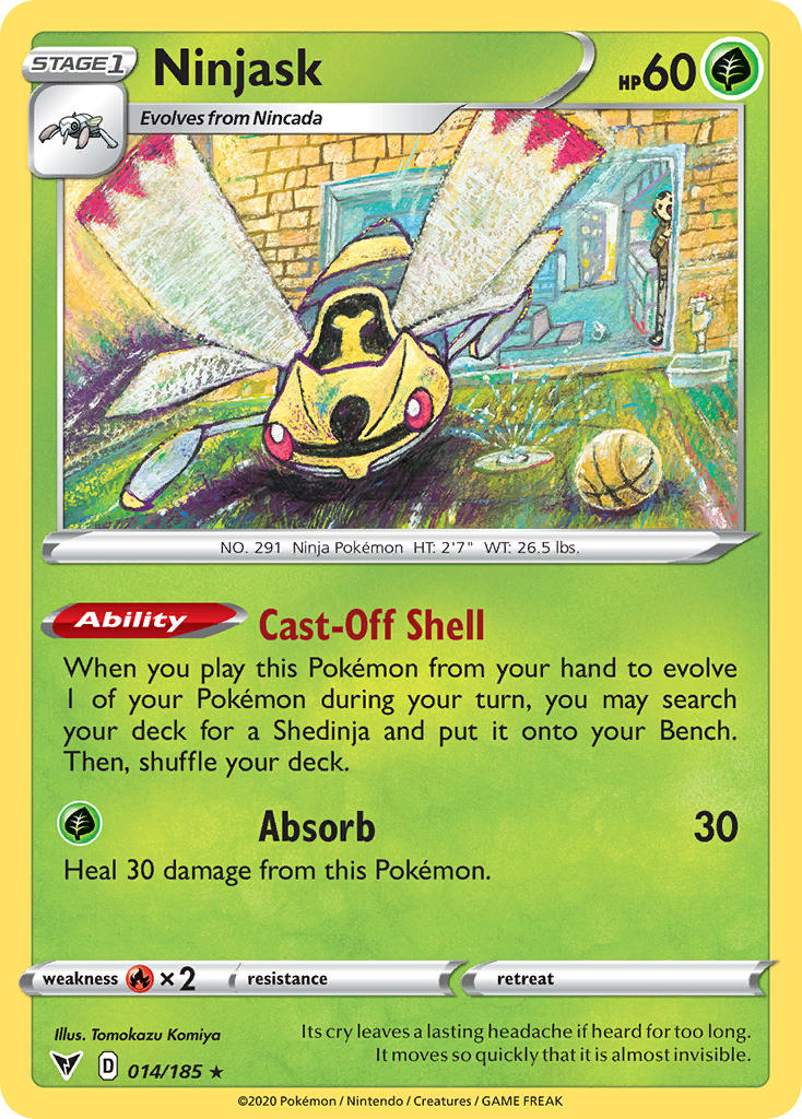 Ninjask Pokémon card