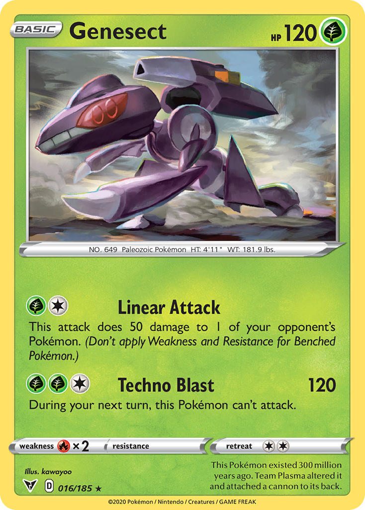 Genesect Pokémon card