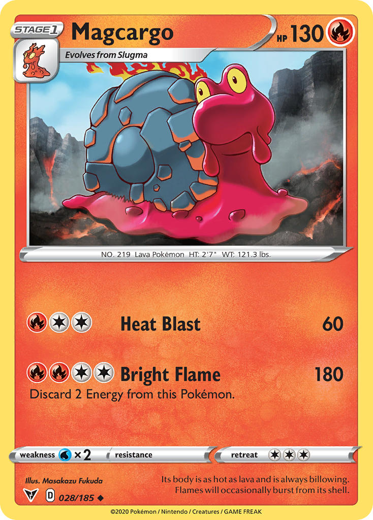 Magcargo Pokémon card