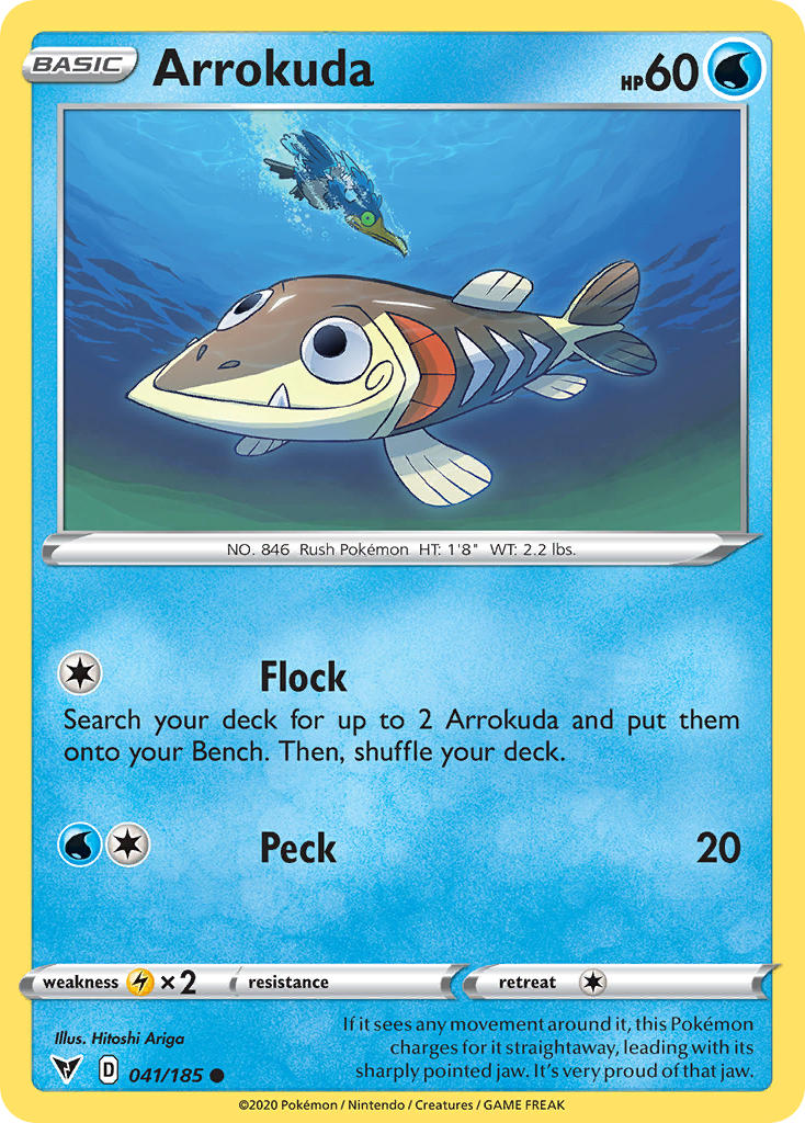 Arrokuda Pokémon card