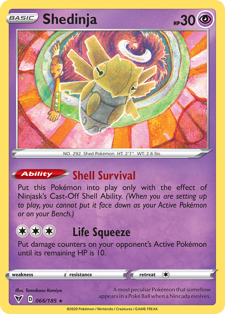 Shedinja Pokémon card