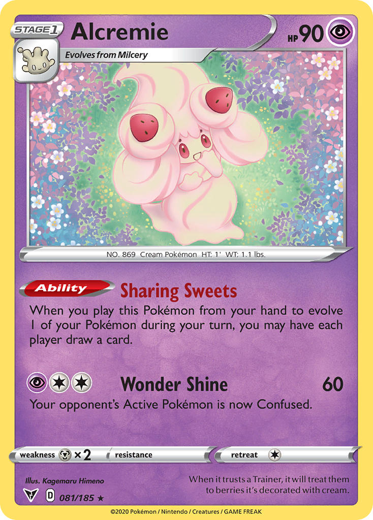 Alcremie Pokémon card