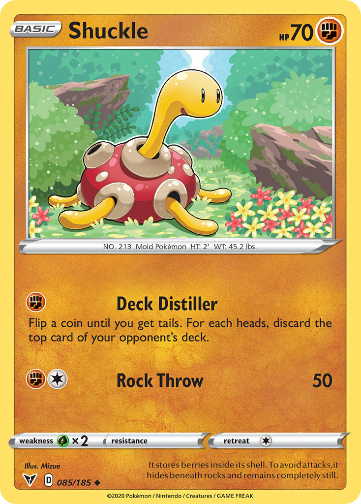 Shuckle Pokémon card