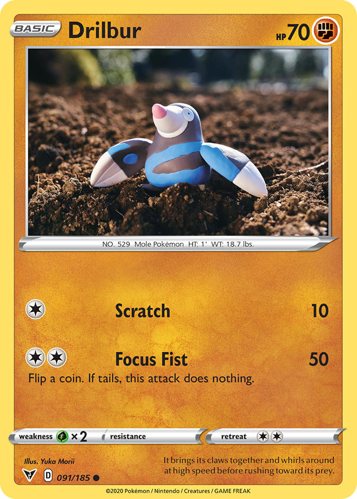 Drilbur Pokémon card